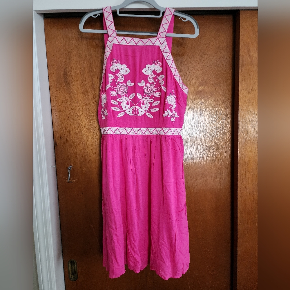 NWOT Embroidered Dress, Size:L